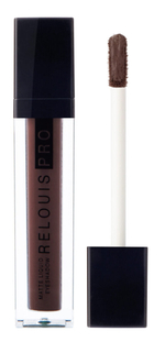 Тени для век жидкие матовые тон 13 Mocha Coffee «Relouis PRO Matte Liquid» 5 мл