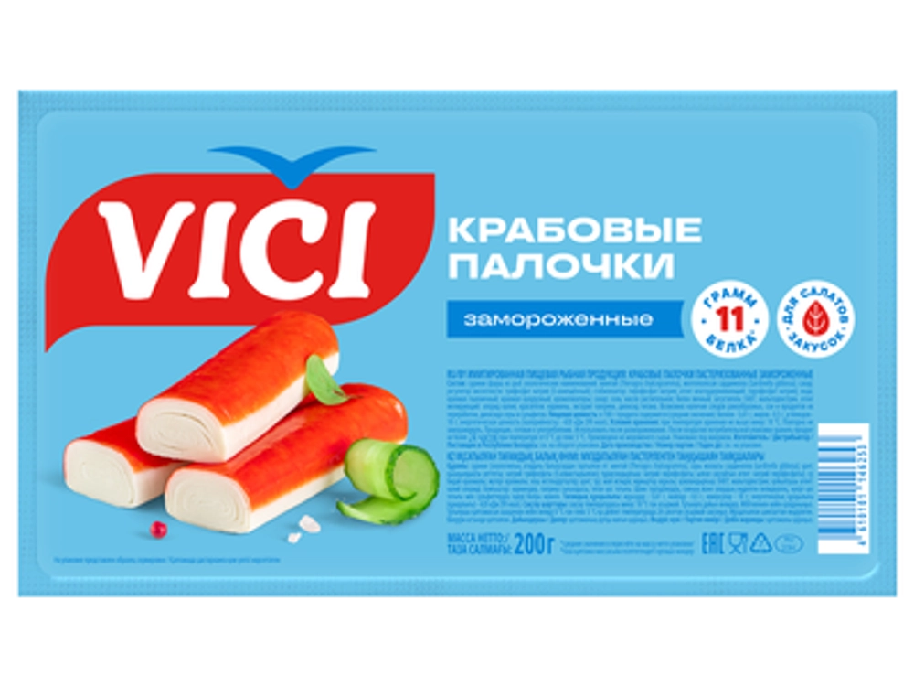 VICI 200гр палочки крабовые (1х30) *4610101146253