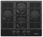 Поверхность варочная  Гефест ПВГ 2231  К3 (черное стекло (ромб), газ/к, 60*52)