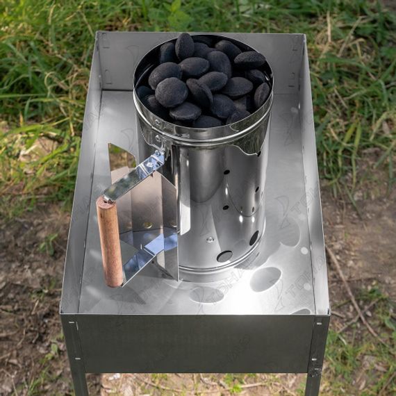 Мангал сборный Helios Light 500x300x500мм, 6 шампуров, сталь 0,7мм (HS-МC.04-Э-1) Helios (0)