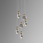 Подвесной светильник MT9176-6H titanium gold