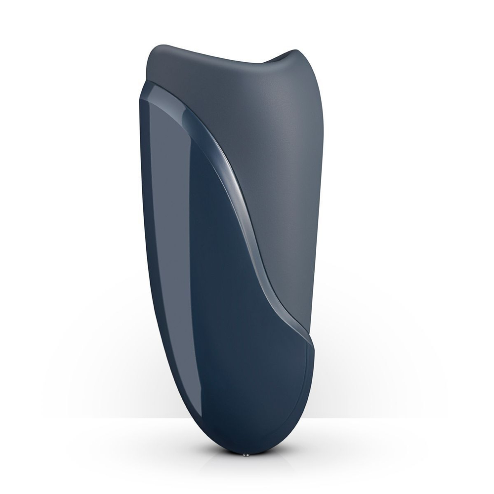 Мастурбатор Vibrating Blowjob Simulator (Цвет: серый)