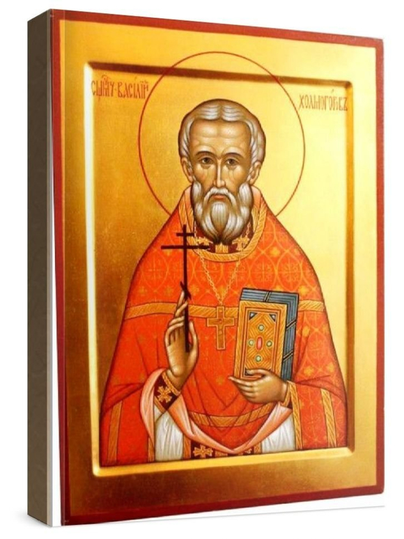 Василий Холмогоров (рукописная икона)