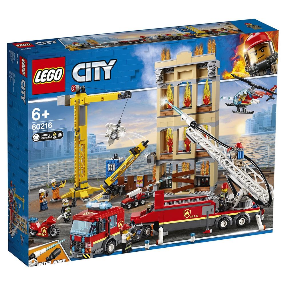 Центральная пожарная станция City Fire LEGO