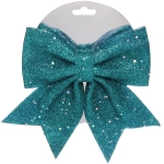 Бант на елку «Шик» 15*20 см, Изумруд