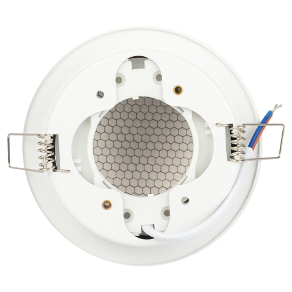 Светильник встраиваемый ЭРА KL111 WH/BK под лампу GX53 белый/черный матовый