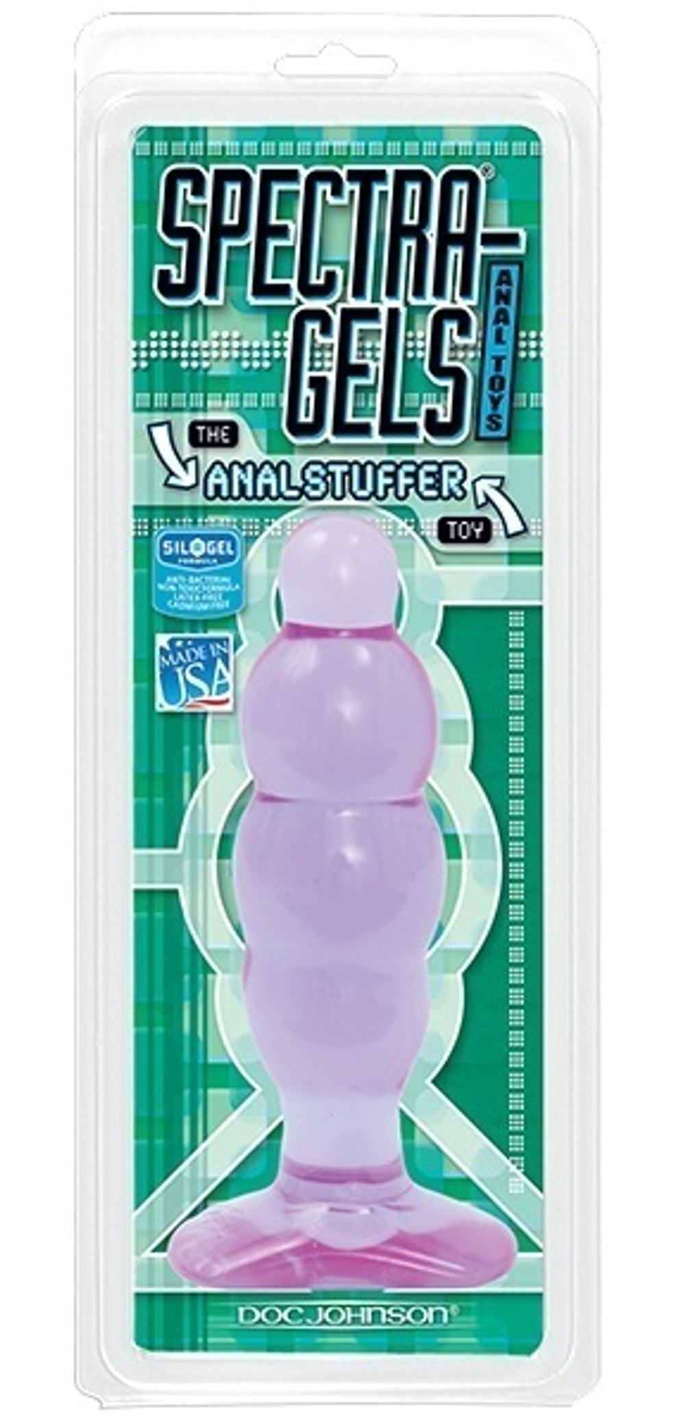 Анальная пробка-ёлочка SPECTRA GELS