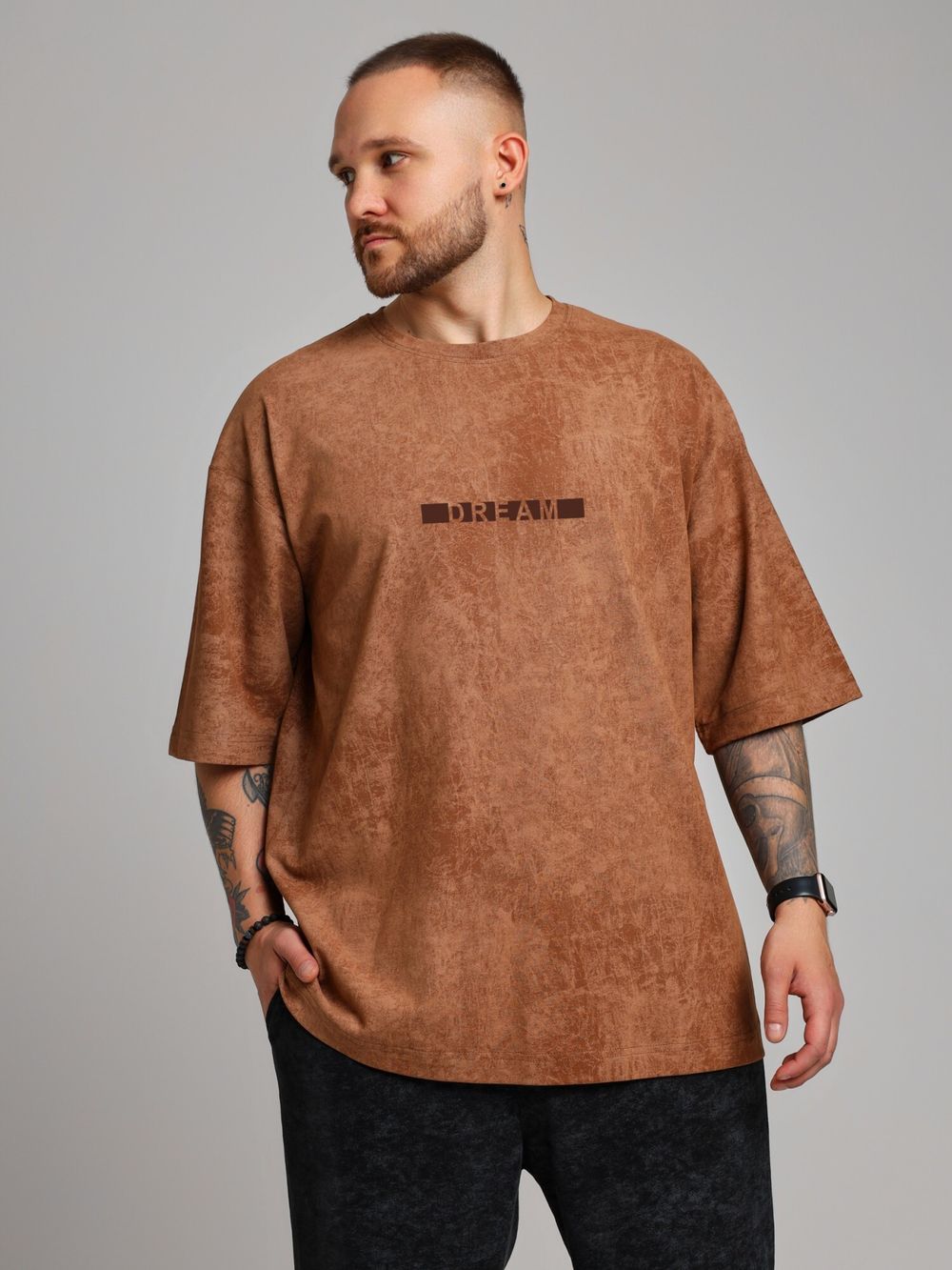 Фуфайка (футболка) мужская Сидней-4 Виотекс КОРИЧНЕВЫЙ