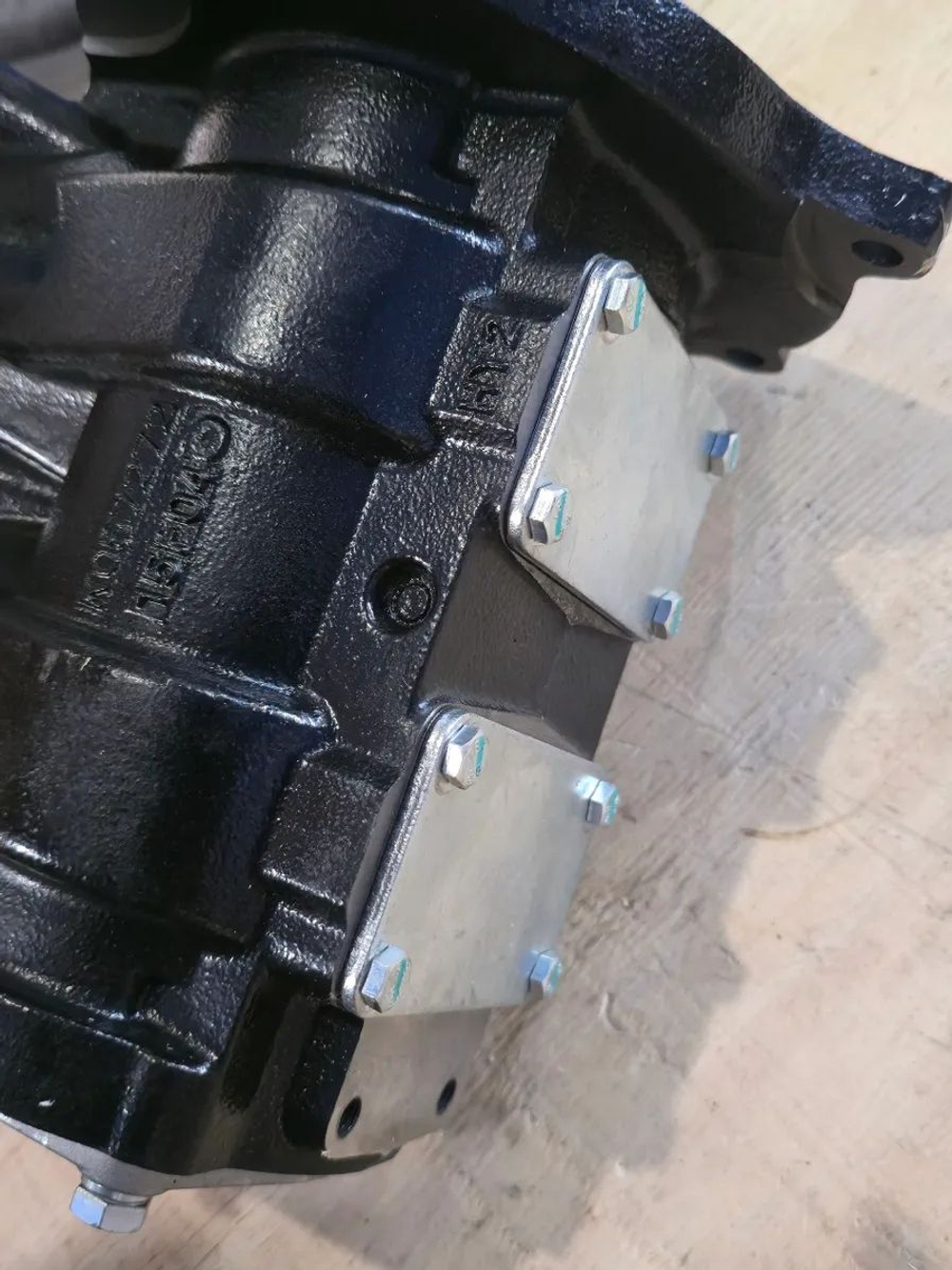 Автокомпрессор двухцилиндровый дв. CA6DM FAW J6 (Shaft-Gear)