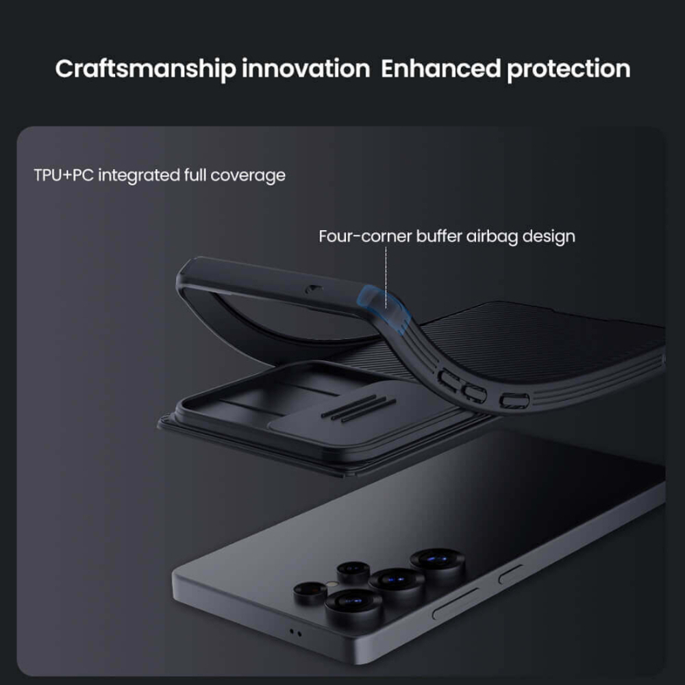 Чехол Magnetic Case Nillkin CamShield Pro с защитой камеры для Samsung Galaxy S25 Ultra