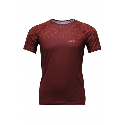 Футболка KV+ SPRINT WAVE bordeaux, мужская, 24S01.6