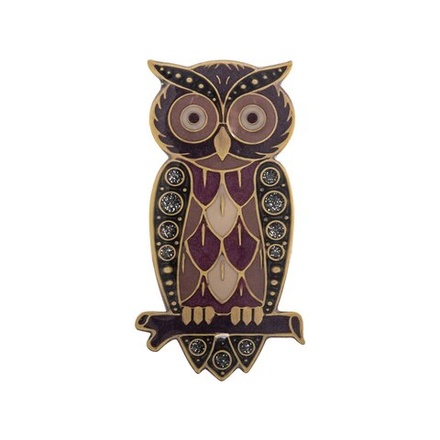 Брошь Clara Bijoux Сова F25014-34 V