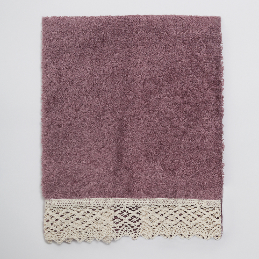 Элитное полотенце махровое Rombetti розовое от Old Florence