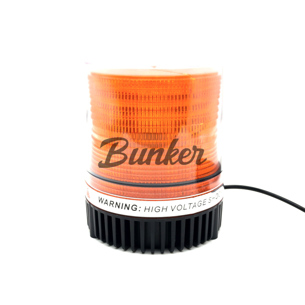 Мигалка круглая JSD-001 (113х110 мм)12/24V желтая