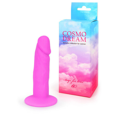 Анальная втулка в виде фаллоса Cosmo Dream (Цвет: розовый)