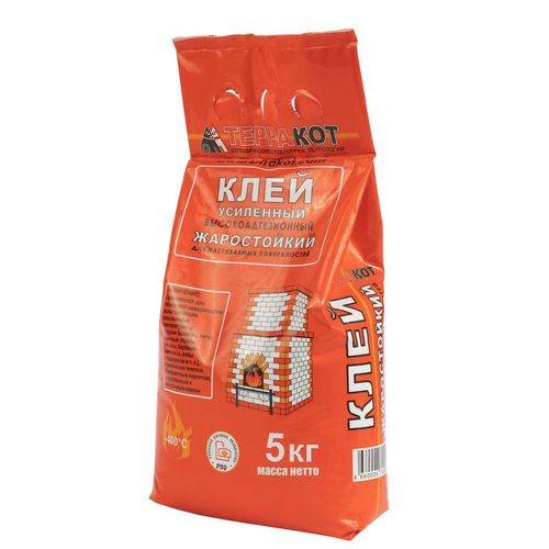 Клей усиленный жаростойкий Терракот 5 кг
