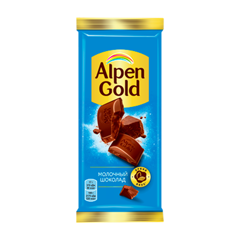 Шоколад молочный Alpen Gold 80г