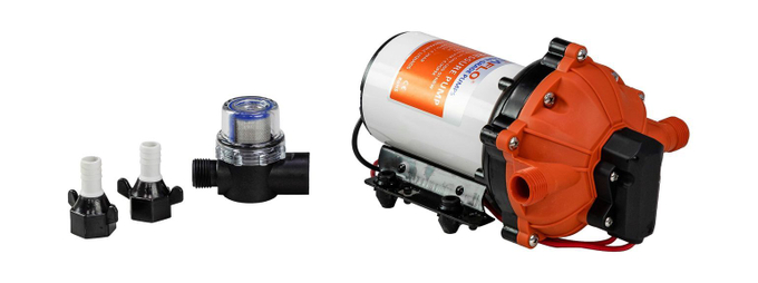 Помпа водоподающая мембранная SeaFlo, 12 В, 18.9 л/мин, 4.1 бар, 8 А