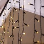 Уличная гирлянда бахрома 220 В / 2.4*2.2 м / пвх / 184 led / IP 65