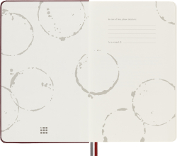 Блокнот Moleskine Passion Wine (PASWINE) 13х21см в подарочной коробке, цвет — винный