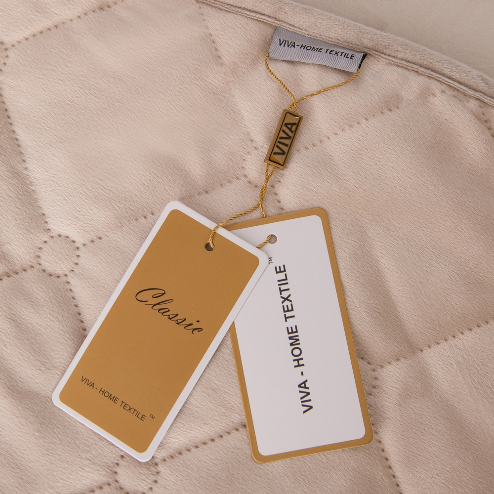 Велюровое покрывало ромб OVF037