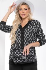 Костюм "Мгновение весны" (черно-белый) К8472 LT Collection (Акция)