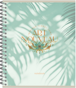 Тетрадь общая 96л, АРТ ДЕКО - ТЕНИ, обложка-мелов.картон+выборочный растровый УФ ла, металлический гребень, клетка