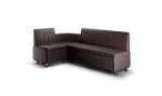 Кухонный уголок со спальным местом К022 кожзам pearl chestnut дерево