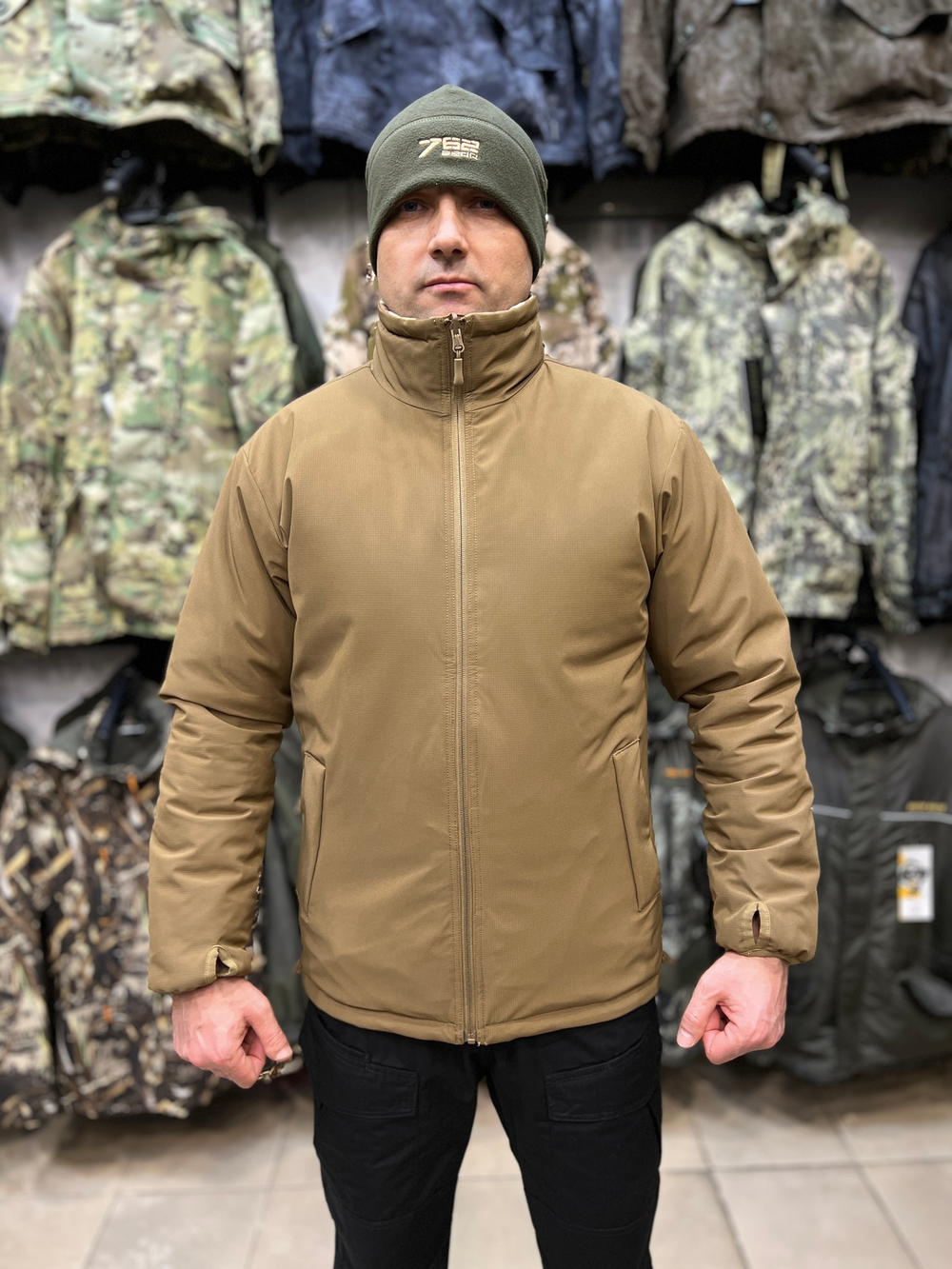 Куртка Двухсторонняя, GONGTEX Мультикам Песок