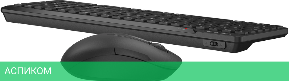 Набор периферии A4Tech Fstyler FG2300 Air2 черный