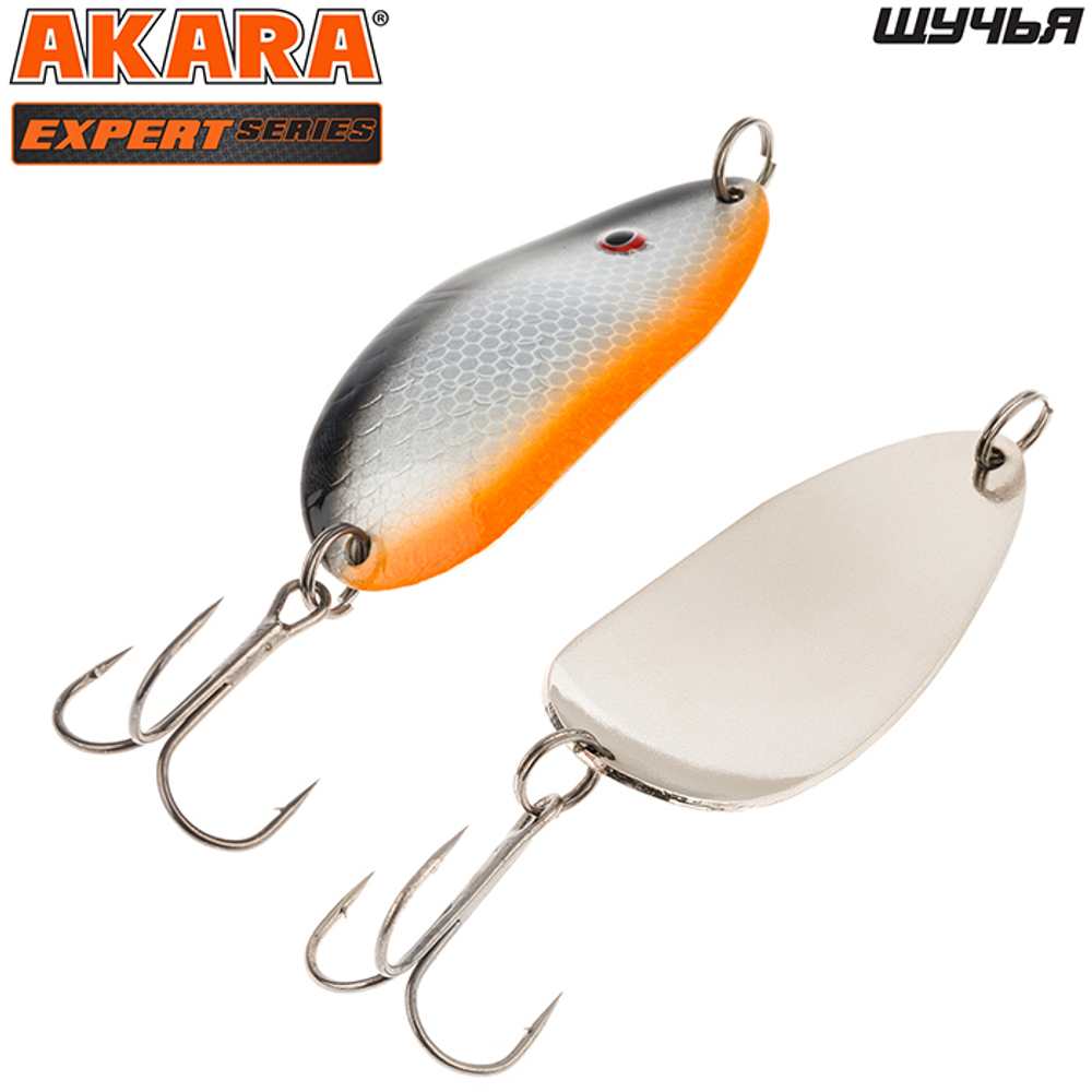 Блесна колебалка Akara Expert Щучья 65 мм 15 гр. 2/SIL