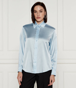 Шелковая рубашка Pinko - голубой(104427 A250)