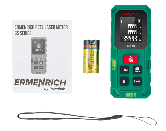 Лазерная рулетка Ermenrich Reel GS40