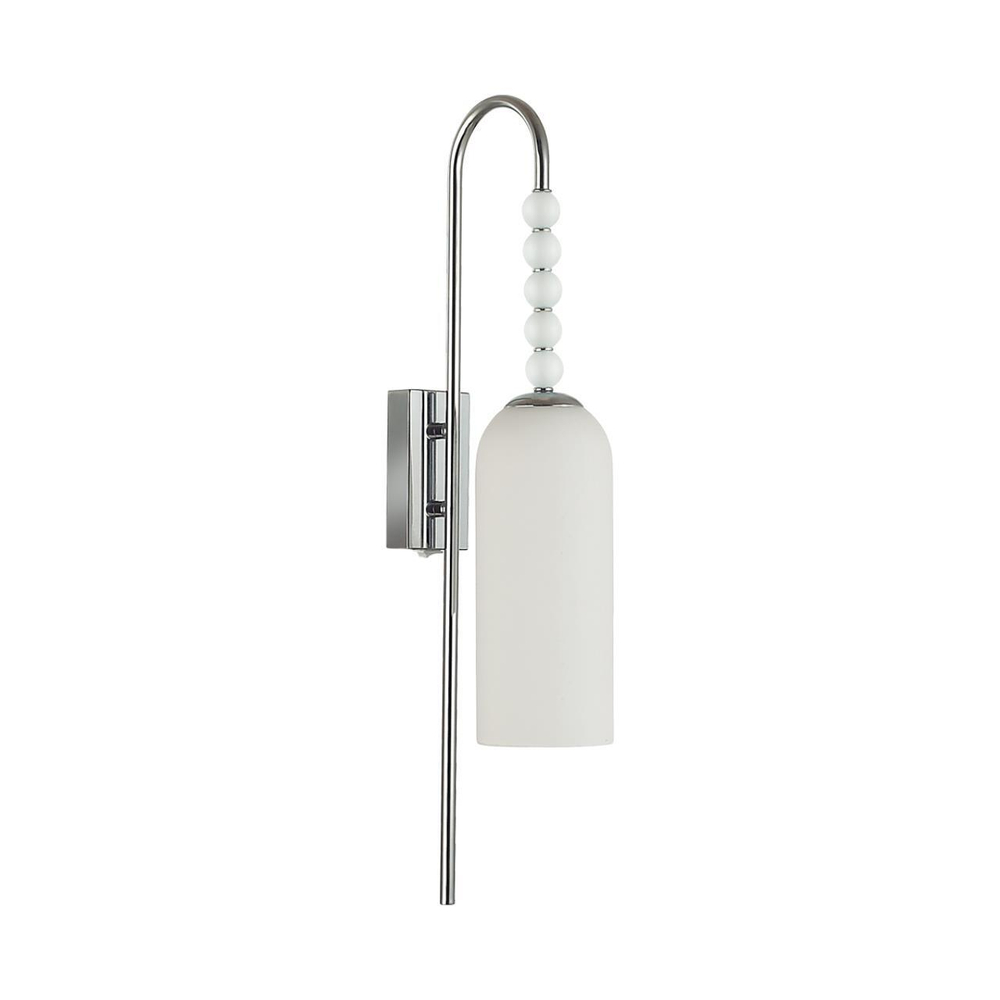 8270/1W NEOCLASSI хром/белый, металл/стекло Бра Е14 1*40W 220V TRACY