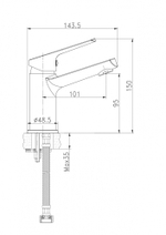 Смеситель CERSANIT Flavis 63034