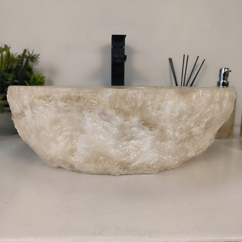Каменная раковина из оникса Erozy Yellow EO-04287 (48*42*15) 0159 из натурального камня