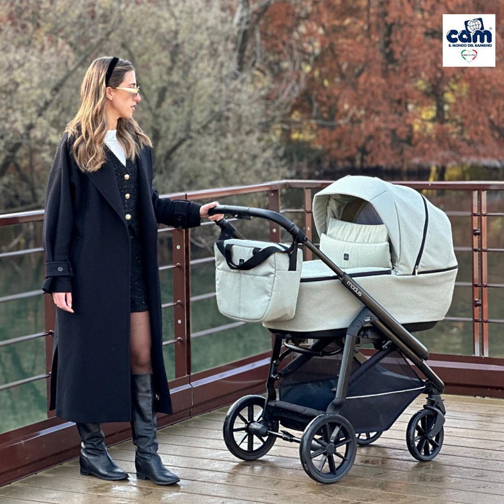 Коляска 2 в 1 CAM Modus 600 зелёный