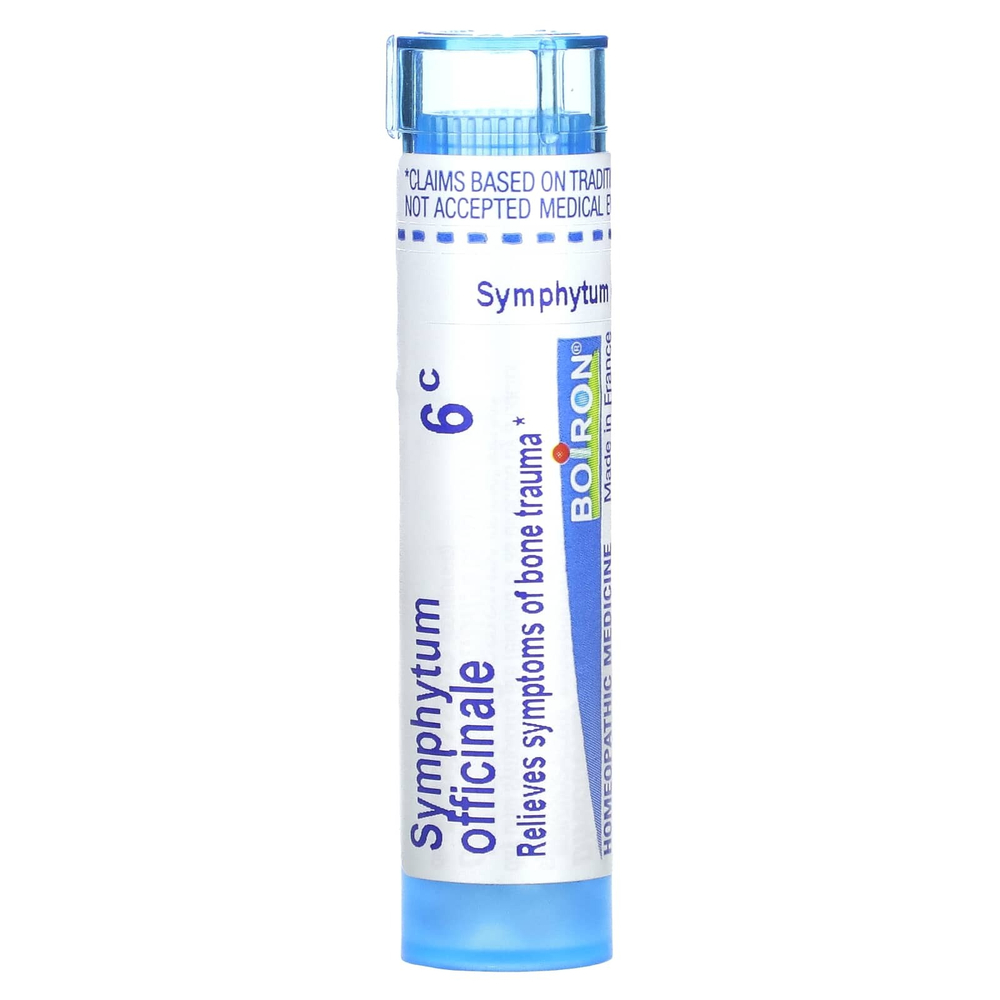 Boiron, Symphytum Officinale, 6C, средство для снятия боли в костях, приблизительно 80 гранул