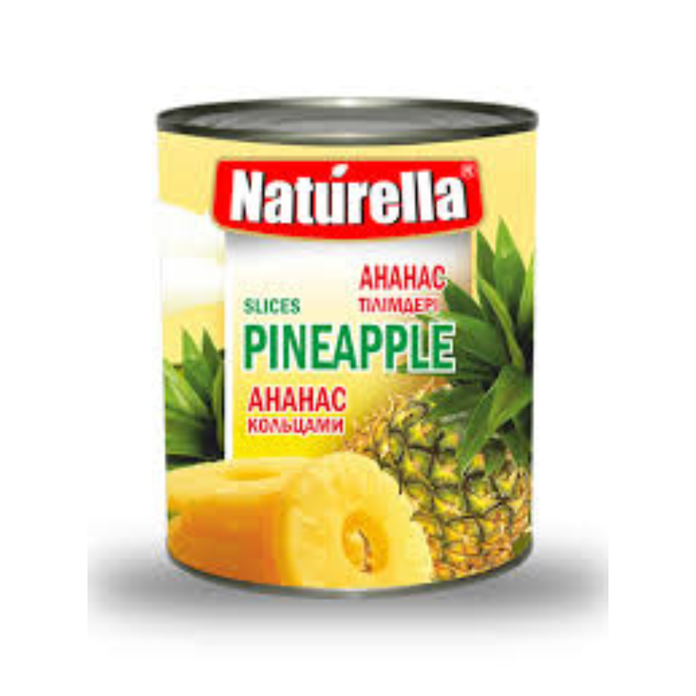 Ананасы кусочки Naturella 565 гр