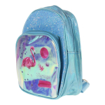 Рюкзак детский, ПВХ, алмазная крошка, 23*18см, 1отделение, 1карман, 3цв микс