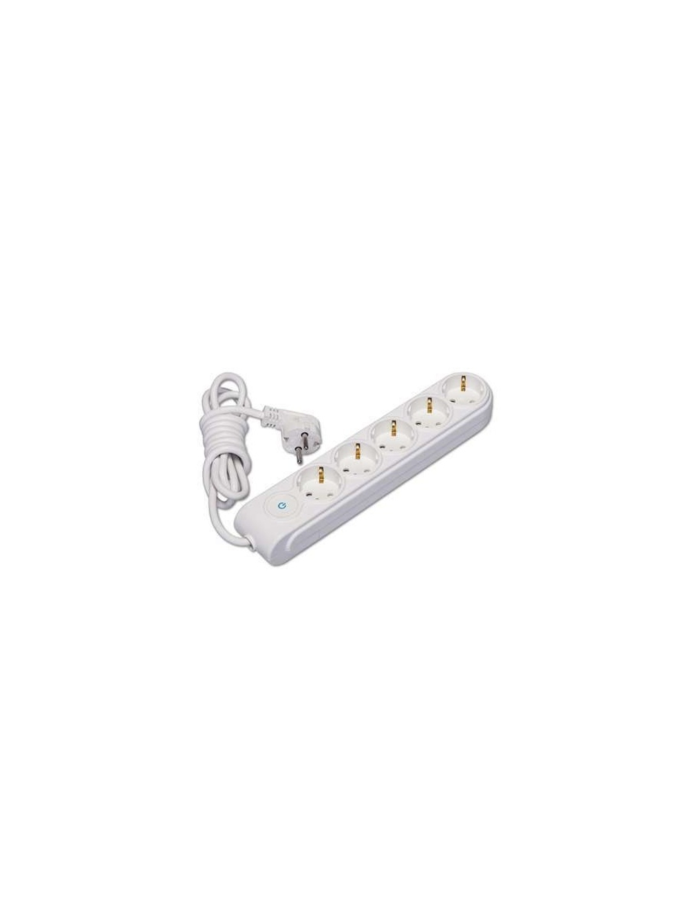 Удлинитель 5х5м с заземл. 16А IP20 с выкл. защ. шторки Makel N5310063