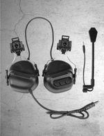 Тактические наушники HEADSET V / олива