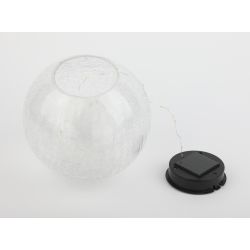 ERASF08-25 ЭРА Садовый светильник Шар на солнечной батарее, 20 LED 20 cм