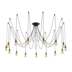 Citilux Эдисон CL451151 Люстра паук Венге Бронза