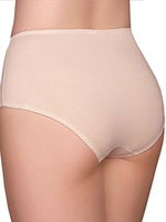 Высокие трусы-слипы из мягкого натурального хлопка (Размер: 46) (Цвет: черный)