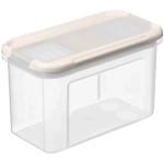 Емкость для сыпучих продуктов «Modena» прямоугольная 0,75л с дозатором (светло-бежевый) 221111925/01