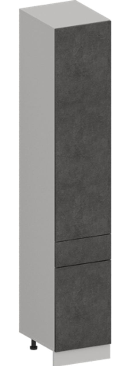 Кухня Модуль ШП1Я 400 Графит / Бетон