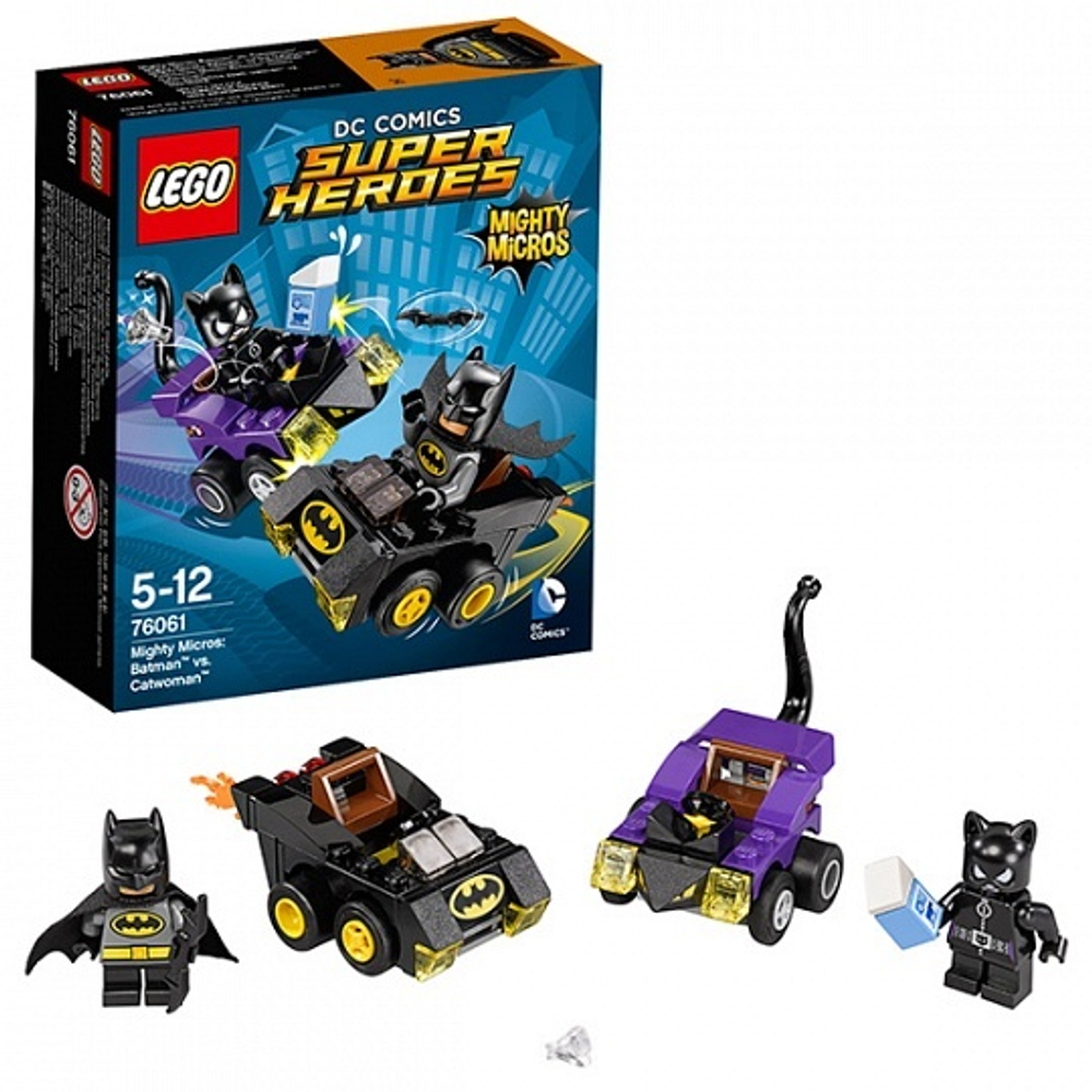 LEGO Super Heroes: Бэтмен против Женщины-кошки 76061 — Mighty Micros: Batman vs. Catwoman — Лего Супергерои ДиСи