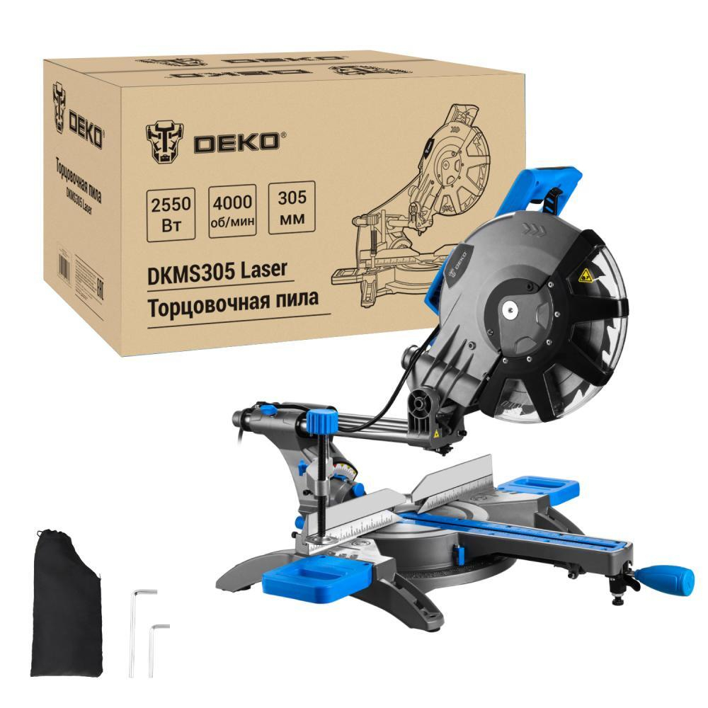 Торцовочная пила Deko DKMS305 Laser 2550Вт (084-1060)