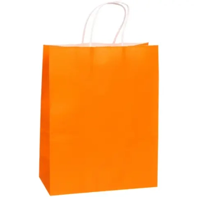 Пакет подарочный «Классика» 32*26*12 см, оранжевый